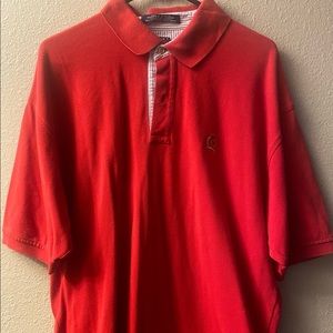Vintage Tommy Hilfiger Red Polo short sleeve Sz XXL